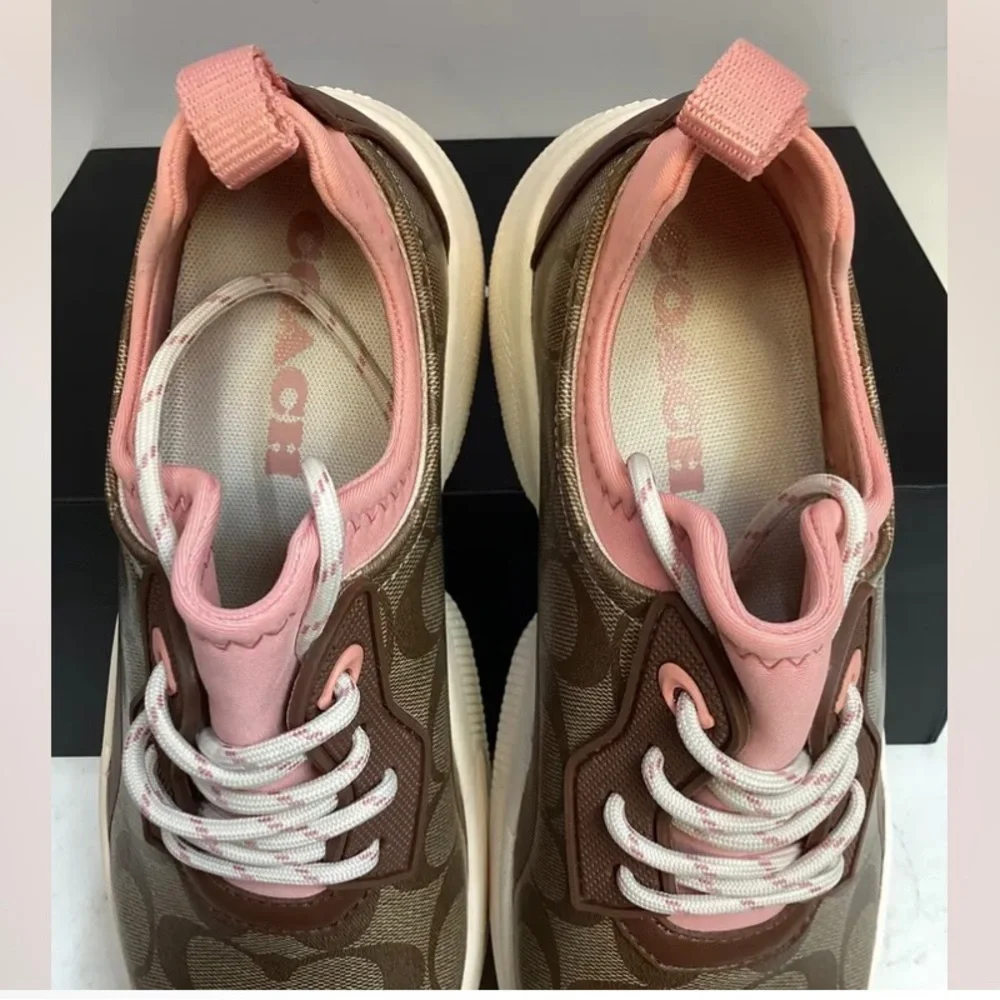 COACH C5774 C270 Tech Runners - Khaki/Saddle SIZE : 8.5 - Picture 9 of 10